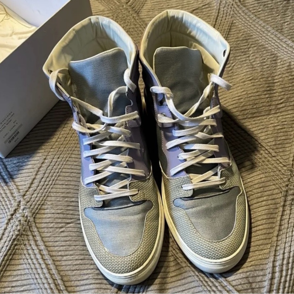 Men’s RARE Balenciaga HI Top Sneakers 44/11 With OG Box - Picture 8 of 8